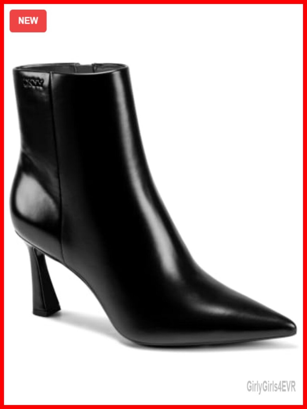 Pointed Toe Stiletto Heel Ankle Bootie Pull-On Fall Winter